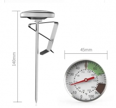 KT-39C 45mm Dial Portable Stainless Steel Kitchen Food Cooking Milk Coffee Probe Thermometer