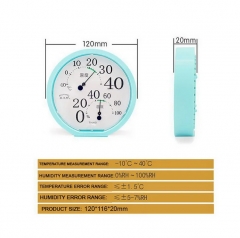 RT-12 Household Humidity Temperature Meter Gauge Wall Mounted Temperature Humidity Meter