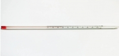 GT-03W 0-100C white color Glass Thermometer with Hook