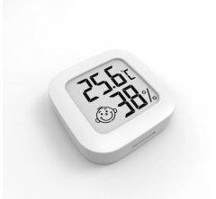 DT-36 New mini hygrometer gauge indoor dry hygrometer baby smile face thermometer hygrometer digital clock