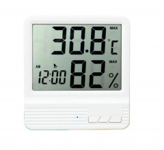 DT-41 24 hour clock displays the current time indoor temperature and humidity with clock