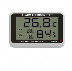 DT-A0909C Waterproof Refrigerator Fridge Thermometer Thermometer Hygrometer LCD Display Fahrenheit Digital Freezer Room Thermometer