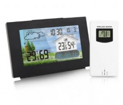DT-07C Weather Station Touch Screen Wireless Indoor Outdoor Temperature Humidity Meter Digital Alarm clock 1-3 Sensor -40℃ Tools