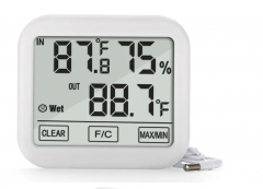 DT-23 Desktop probe Digital Hygrometer Max Min IN OUT thermometer LCD humidity Temperature meter digital thermometer hygrometer