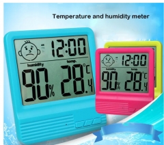 DT-38 Indoor Room LCD Digital Hygrometer Thermometer Baby Smile Face Household Temperature Humidity Meter
