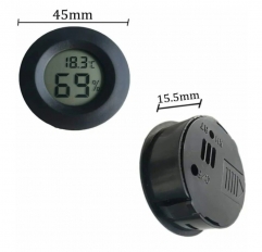 DT-204 Mini Digital Thermometer Hygrometer Temperature And Humidity Indoor LCD Display Home Sensor Computer Room Hygrometer Gauge