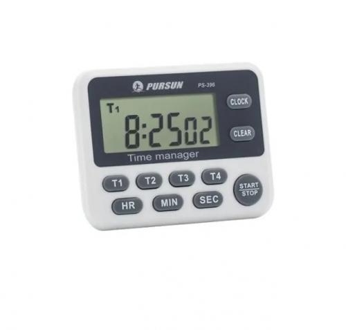 PS-396 100 Hours Four Channels Countdown Timer Kitchen Learning Timer Clock Reminder
