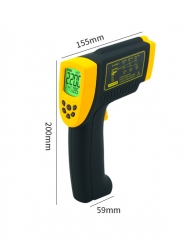 AR892 Industry 200℃~1650℃(392℉~3002℉) Infrared Thermometer With DC Charging And Computer Contact Function