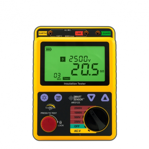 AR3123 High Voltage Insulation Tester 250V / 500V / 1000V / 2500V
