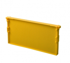 Full Depth Plastic Beehive frame with Foundation Sheet