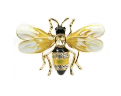 Fashion Enamel Painted Cute Bee Brooch