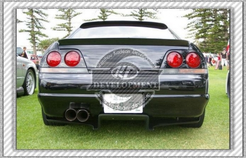 R33 GTR TOP-SECRET REAR DIFFUSER 3PCS WITH FITTING KIT