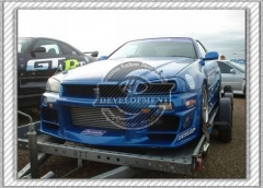 R34 TOMEI STYLE VENTED HEADLIGHT AIR INTAKE