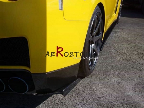 R35 GTR JUN STYLE REAR BUMPER EXTENSIONS