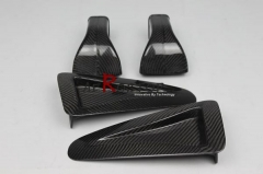R35 GTR OE STYLE HOOD SCOOP WITH AIR TUNNEL(4PCS)