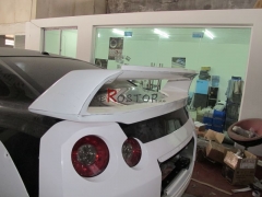 R35 GTR AMUSE STYLE REAR SPOILER W/ GURNEY FLAP