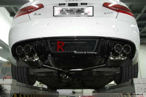 FOR 07-13 A5 S5 2D COUPE DTM STYLE REAR DIFFUSER