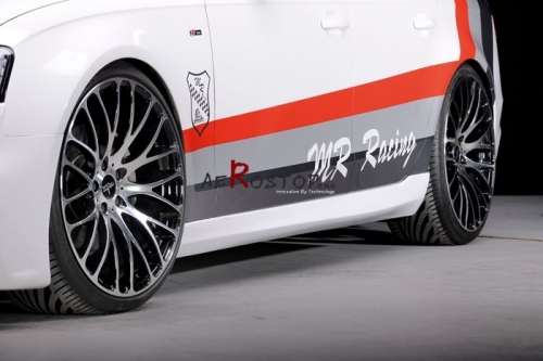 FOR A4 B8.5 FACELIFT MODEL RIGER RS5 STYLE SIDE SKIRTS