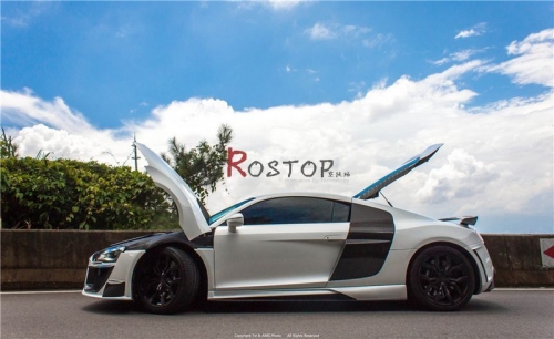 FOR 07-14 R8 REGULA STYLE SIDE SKIRTS