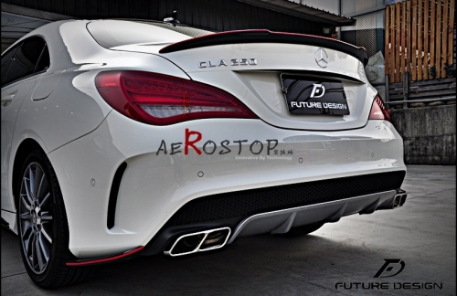 FOR W117 CLA 250 CLA45 FUTURE DESIGN STYLE TRUNK WING