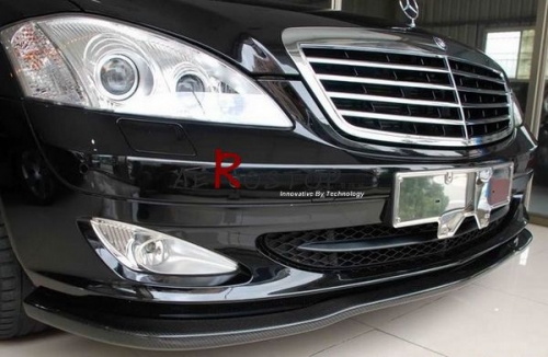 FOR W221 EURO STYLE FRONT LIP (NON-AMG FRONT BUMPER)