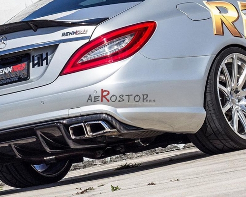 FOR C218 CLS AMG63 RENNTECH REAR DIFFUSER