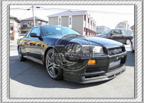 R34 GTR OE FRONT BUMPER BOTTOM LIP WITH UNDERTRAY