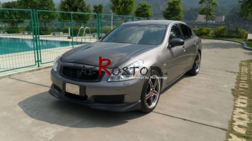 08-10 G35 G37 V36 SKYLINE SEDAN 4D ARS STYLE FRONT LIP