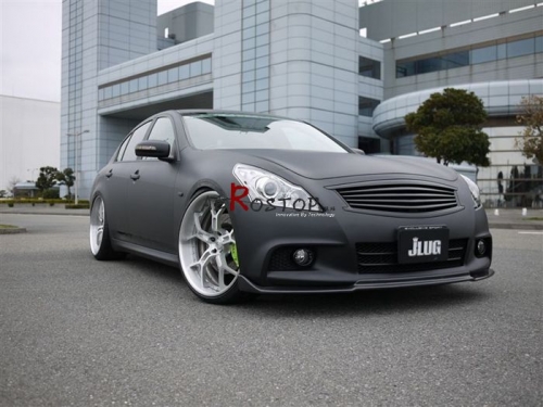 10-12 G25 G37 V36 SKYLINE SEDAN 4D ACCESS EVOLUTION FRONT LIP