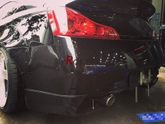 07- G35 G37 COUPE AK STANCE LLB PERFORMANCE REAR DIFFUSER 3PCS