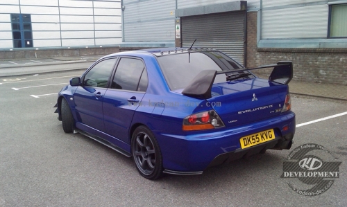 EVO 9 DAMD STYLE REAR BUMPER EXTENSIONS