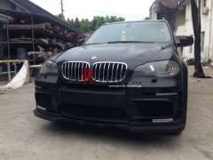 E70 X5 M STYLE WIDE BODYKITS(FRONT BUMPER W/O LED LAMPS (4PCS),FRONT FENDER W/O LED LAMPS (2PCS);SIDE SKIRTS, REAR FENDER FLARE,REAR BUMPER)