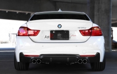 FOR F32 F33 F36 3D DESIGN STYLE REAR DIFFUSER FOR M-TECH REAR BUMPER USE (QUAD EXHAUST)