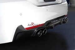 FOR F32 F33 F36 3D DESIGN STYLE REAR DIFFUSER FOR M-TECH REAR BUMPER USE (QUAD EXHAUST)