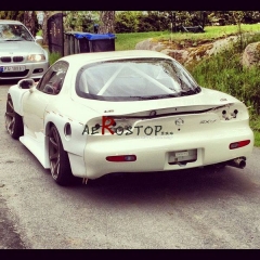 FOR RX7 FD3S RE-GT REAR OVER FENDER ADDON WITH FUEL CAP COVER