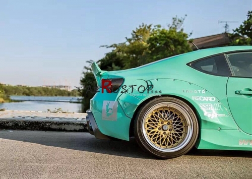 FOR FT86 GT86 FRS BRZ ROCKET BUNNY VER.2 STYLE REAR OVER FENDER +60MM