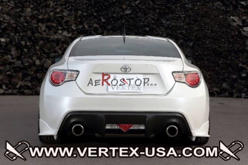 FOR FT86 GT86 FRS BRZ VERTEX STYLE REAR BUMPER EXTENSIONS