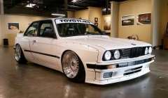 84-91 E30 2D COUPE ROCKET BUNNY PANDEM STYLE FRONT AND REAR OVER FENDER SET