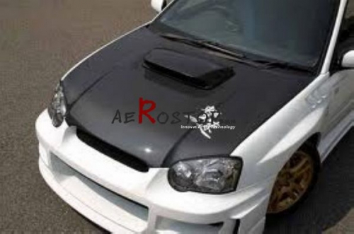 06-07 IMPREZA 9 GD STI LAUNSPORTS STYLE HOOD VENT SCOOP