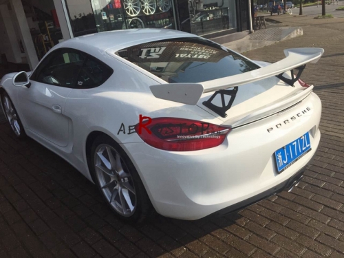12-15 CAYMAN 981.1 GT4 STYLE TRUNK WING