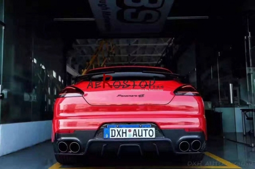 14- PANAMERA S 4S 970 CM STYLE REAR DIFFUSER