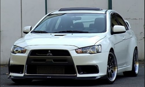 EVO 10 RALLIART FRONT BUMPER AIR DUCT