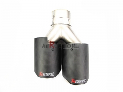 2015 AK STYLE Y-PIPE EXHAUST TIPS INLET:63MM OUTLET:89MM (LEFT)