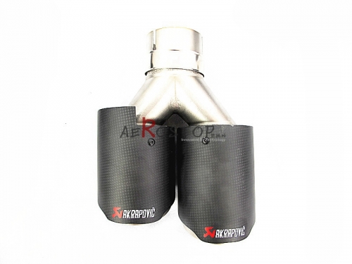 2015 AK STYLE Y-PIPE EXHAUST TIPS INLET:63MM OUTLET:89MM (LEFT)