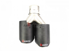 2015 AK STYLE Y-PIPE EXHAUST TIPS INLET:63MM OUTLET:101MM (LEFT)