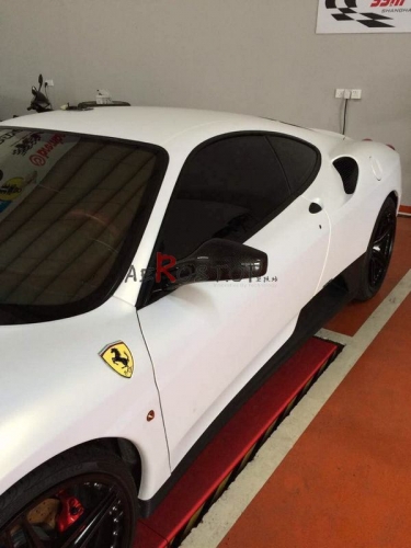F430 SCUDERIA STYLE MIRROR FRAME WITH BASE (REPLACMENT)
