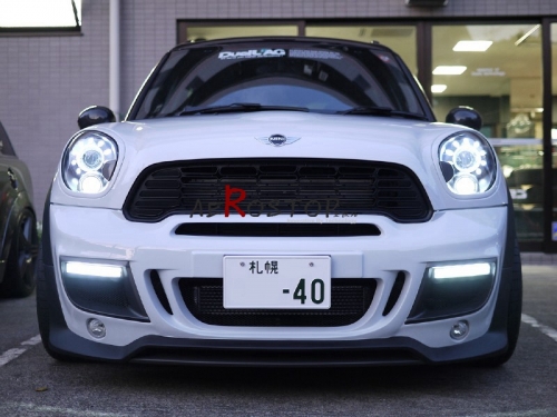 10-16 R60 COUNTRYMAN DUELL AG KRONE EDTION STYLE FRONT BUMPER W/ LED LAMP