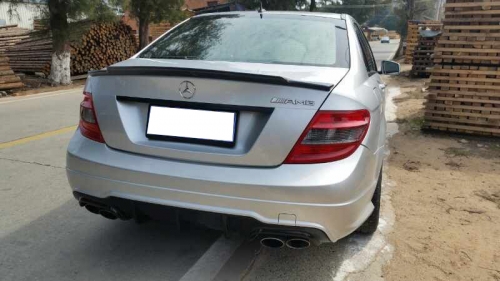 07-14 W204 C CLASS (SEDAN) RENTECH C74 STYLE TRUNK WING