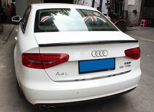 12-16 A4 B8.5 (FACELIFT) SEDAN S4 STYLE TRUNK WING