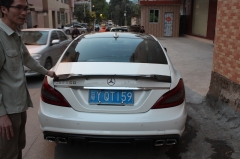 12-18 W218 CLS CLASS RENTECH R1 STYLE TRUNK WING